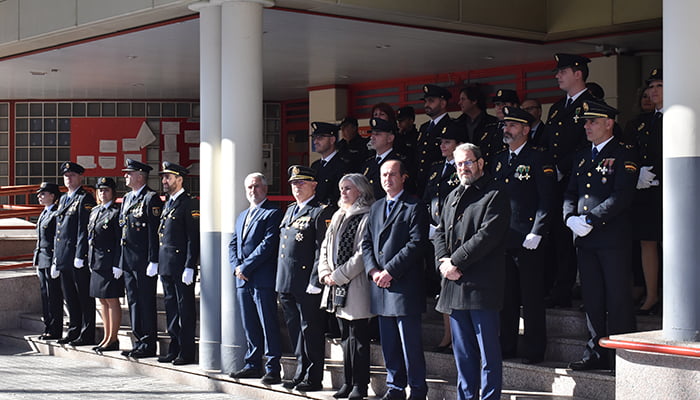 La subdelegada del Gobierno en Guadalajara agradece el trabajo de la Policía Nacional en la conmemoración del aniversario de su creación