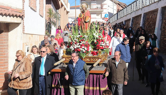 Cabanillas festeja a su patrón en una radiante mañana de San Blas