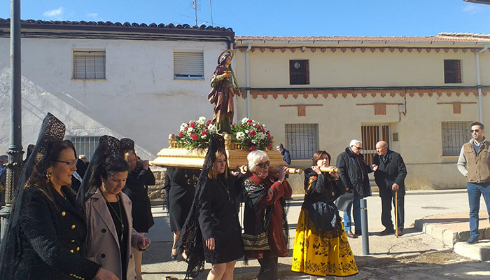 Celebración Santa Águeda Málaga del Fresno
