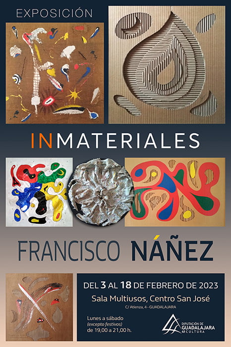 Este viernes se abre la exposición de pintura de Francisco Náñez en la Sala Multiusos de Diputación de Guadalajara