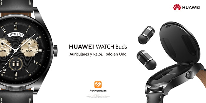 Huawei WATCH Buds, el nuevo reloj inteligente que lleva incorporados auriculares TWS, ya disponible en España