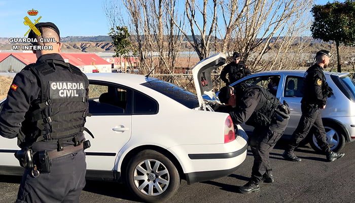 La Guardia Civil detiene en Almonacid de Zorita a los supuestos autores de un secuestro