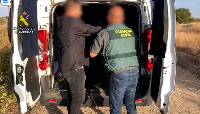 La Guardia Civil recupera una tonelada de cobre procedente de robos de cable del tendido telefónico en Guadalajara y Cuenca