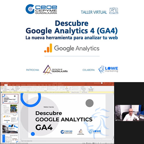 Medio centenar de asistentes se dan cita en el taller sobre google analytics 4 (ga4) de CEOE-Cepyme Guadalajara