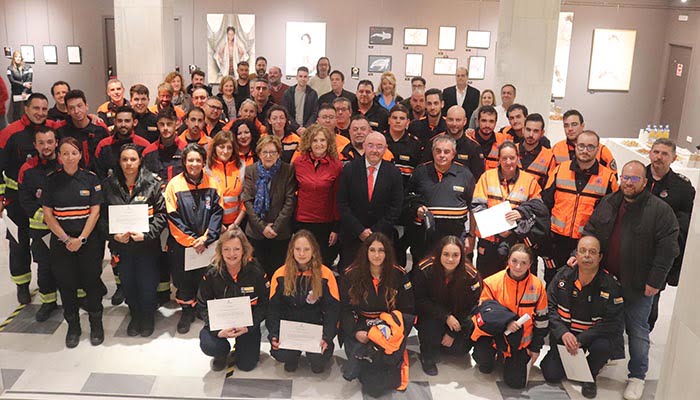 El Gobierno regional entrega su diploma de formación básica a 61 voluntarios y voluntarias de Protección Civil de 14 agrupaciones de la provincia de Guadalajara