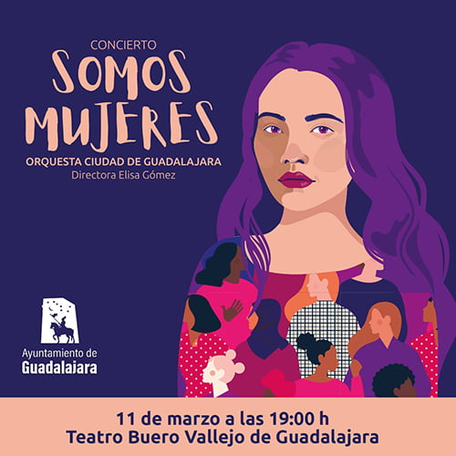 La Orquesta Ciudad de Guadalajara rendirá un nuevo homenaje este 8M con su concierto ‘Somos mujeres’