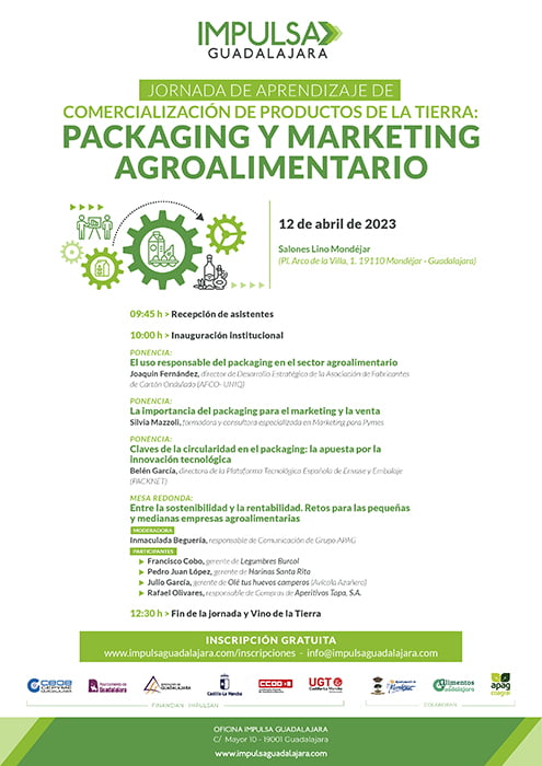 Las últimas tendencias sobre packaging y marketing agroalimentario en una jornada de Impulsa Guadalajara 