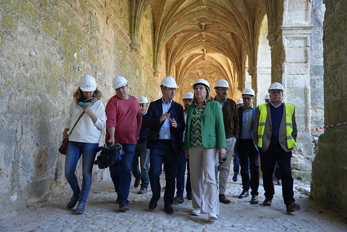 El Gobierno regional pone en valor el avance de las obras del monasterio de Monsalud, que revitalizarán una de las joyas patrimoniales de Guadalajara
