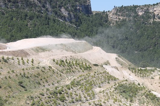 La Junta afronta la recta final del proyecto de revalorización ambiental de la antigua mina de caolín en Peñalén