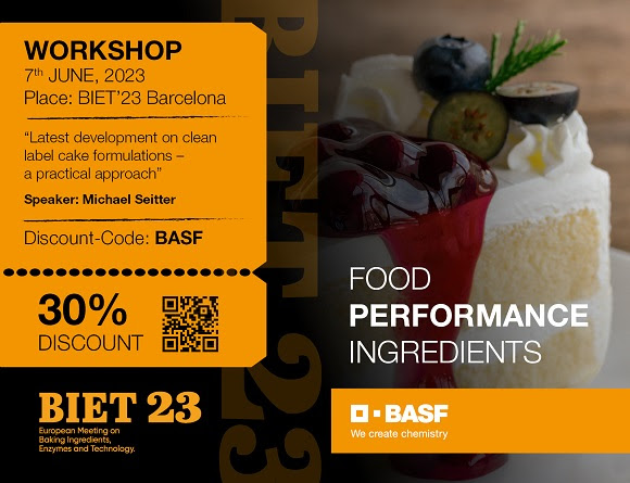 BASF participará en el BIET Meeting, evento de referencia del sector del pan e industrias relacionadas