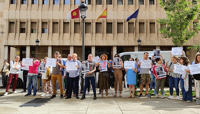 Los trabajadores de la administración de justicia comienzan una huelga indefinida por la inmovilidad del Ministerio