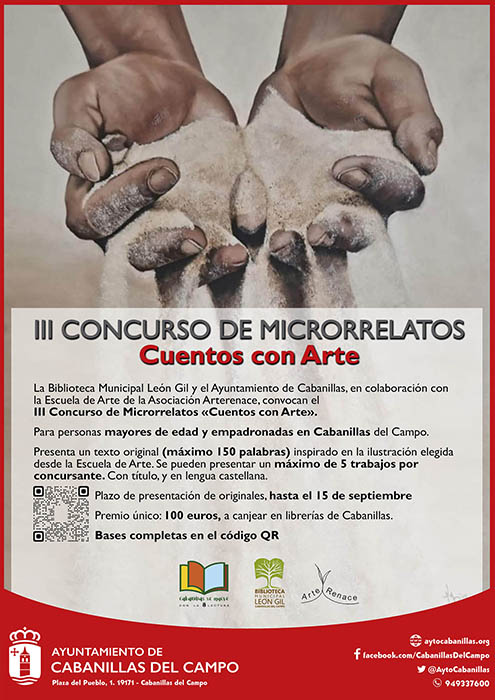 Convocado el III Concurso de Microrrelatos «Cuentos con Arte» de Cabanillas