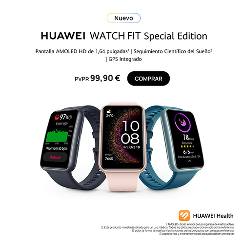 Combina moda y un estilo de vida inteligente con el nuevo Huawei Watch Fit Special Edition