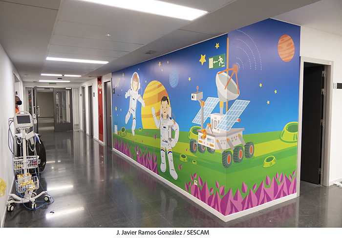 El área de Urgencias Pediátricas del Hospital de Guadalajara estrena decoración para hacer más agradable y humana la atención urgente a niños y niñas
