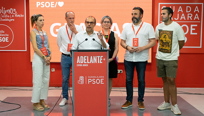 El PSOE destaca el resultado obtenido en Guadalajara y asegura que el PP “ha fracasado” en su objetivo de formar Gobierno con la ultraderecha