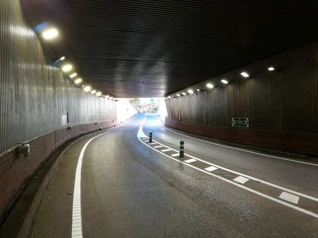 El túnel de Aguas Vivas se cierra esta noche al tráfico entre las 0000 y las 0500 horas del jueves para someterse a labores de limpieza