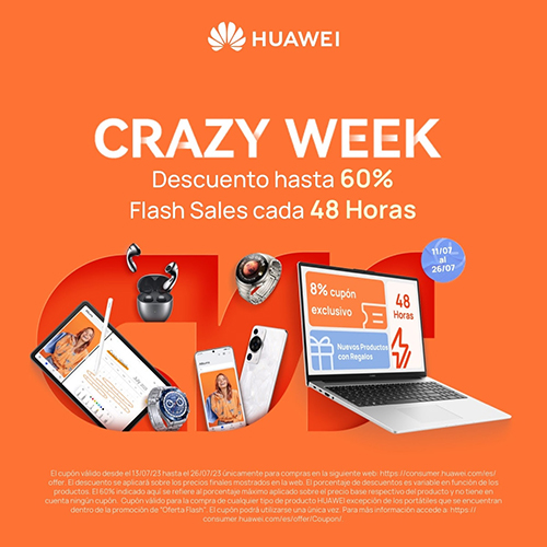 Huawei Watch GT3 Steel está disponible con un descuento de hasta 130€ durante la Crazy Week de Huawei