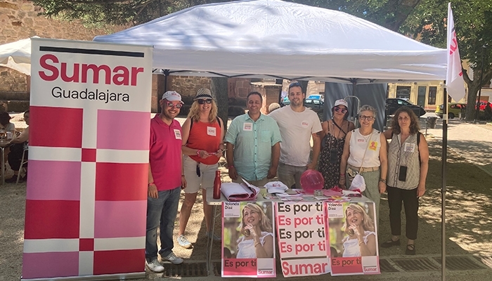 Sumar Guadalajara defiende “políticas contra la emergencia climática” desde Sigüenza y Molina a las puertas de una ola de calor