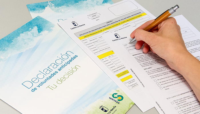 El Registro de Voluntades Anticipadas de Castilla-La Mancha ha recibido 928 nuevas inscripciones en el primer semestre del año 2023