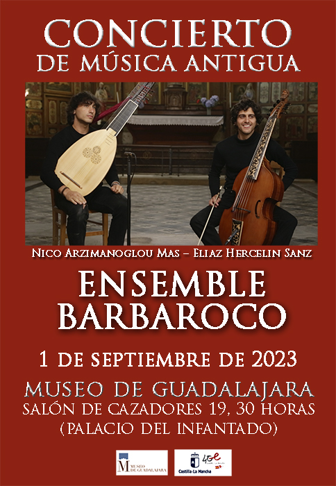 El Salón de Cazadores del Palacio del Infantado acogerá este viernes el concierto de música antigua de Ensemble Barbaroco
