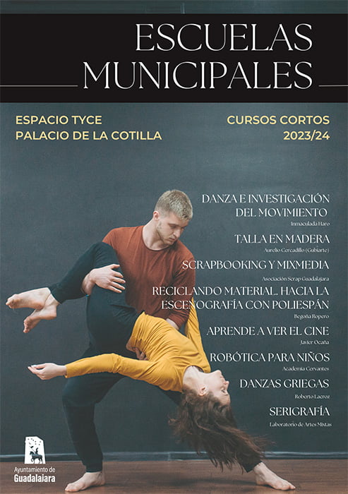 Abierto el plazo de preinscripción para los cursos de corta duración de las Escuelas Municipales de Guadalajara