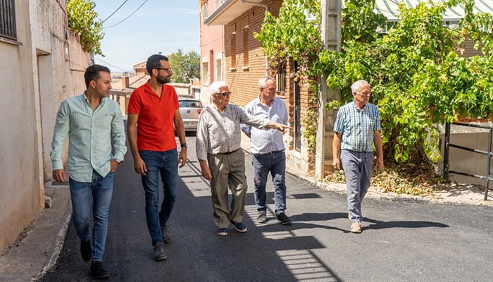 La Diputación de Guadalajara entrega obras a cinco municipios del norte de la provincia con inversiones que suman 182.444 euros