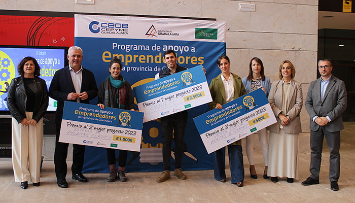 Eurocaja Rural apoya a los emprendedores alcarreños con motivo del 'VI Programa de Apoyo a Emprendedores de Guadalajara'