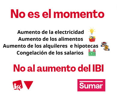IU Guadalajara critica con dureza la subida del IBI
