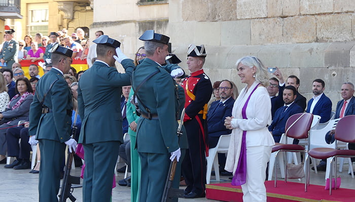 La subdelegada del Gobierno en Guadalajara felicita a la Guardia Civil por compartir con la ciudadanía la celebración de la patrona