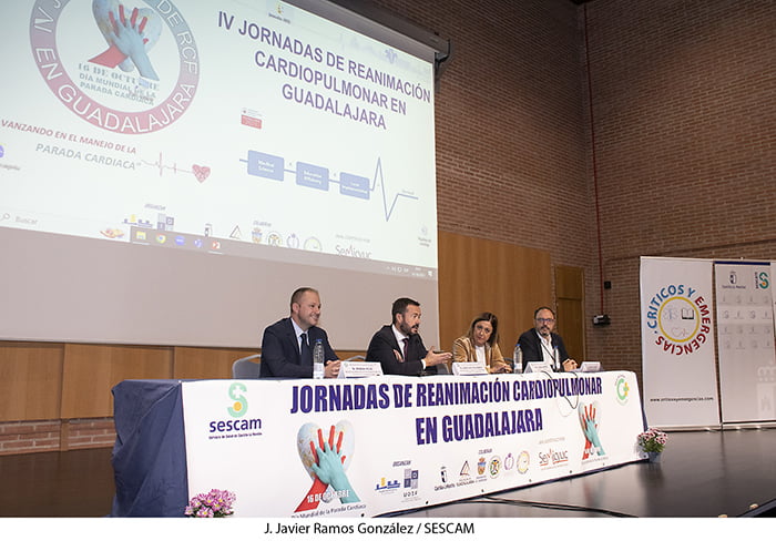 Más de 300 asistentes se dan cita en Guadalajara en la IV Jornada Multidisciplinar de Reanimación Cardiopulmonar