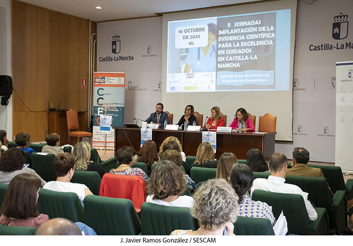 Más de cien profesionales se reúnen en Guadalajara en la II Jornada sobre la Implantación de Evidencia Científica para la Excelencia en Cuidados en Castilla-La Mancha