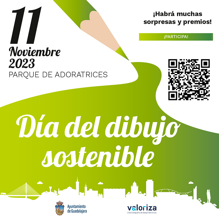 El Ayuntamiento de Guadalajara traslada el “Día del Dibujo Sostenible” al 11 de noviembre por la mala climatología