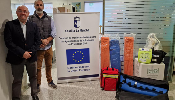 El Gobierno de Castilla-La Mancha distribuye material de emergencias a 24 agrupaciones de Protección Civil