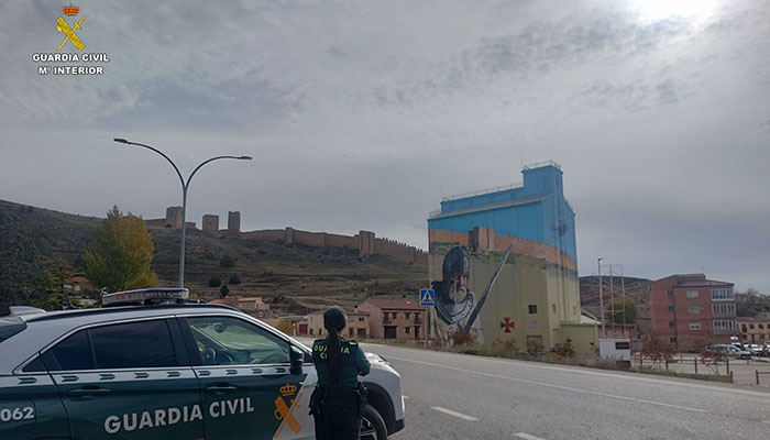 La Guardia Civil detiene a tres personas por robo y daños en Molina de Aragón