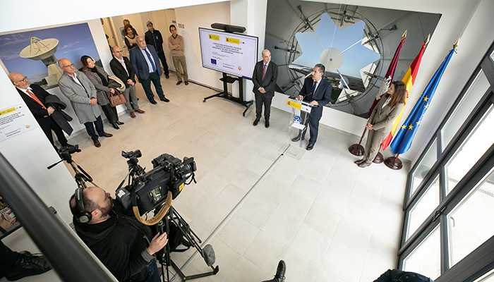 Mitma inaugura la ampliación y renovación del Observatorio de Yebes, financiada con los fondos europeos Feder