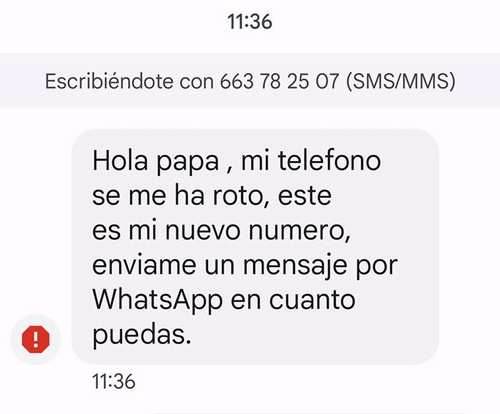 ¿Conoces la estafa del engaño del hijo en apuros Miles de mensajes se han enviado desde Guadalajara