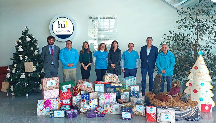 Hercesa hi! Real Estate colabora con ‘El Árbol de los Sueños’ de CaixaBank para que 36 niños vulnerables reciban su regalo esta Navidad