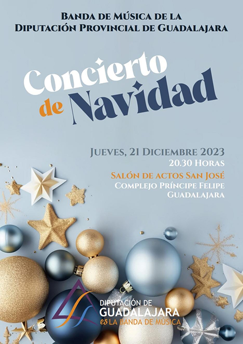 La Banda Provincial de Música de Guadalajara ofrece este jueves un concierto de Navidad en el Centro San José