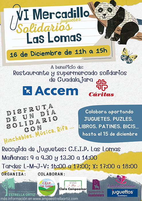 Mercadillo de Juguetes Solidarios en el CEIP Las Lomas 