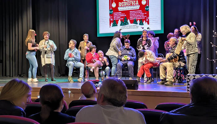 Villancicos, bingo y folklore castellano, en la Gala de Navidad de «Caminando» en Cabanillas