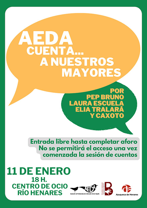 Azuqueca repite como sede de la asamblea anual de Profesionales de la Narración Oral en España (AEDA)